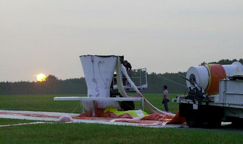 payload laid out for preparation